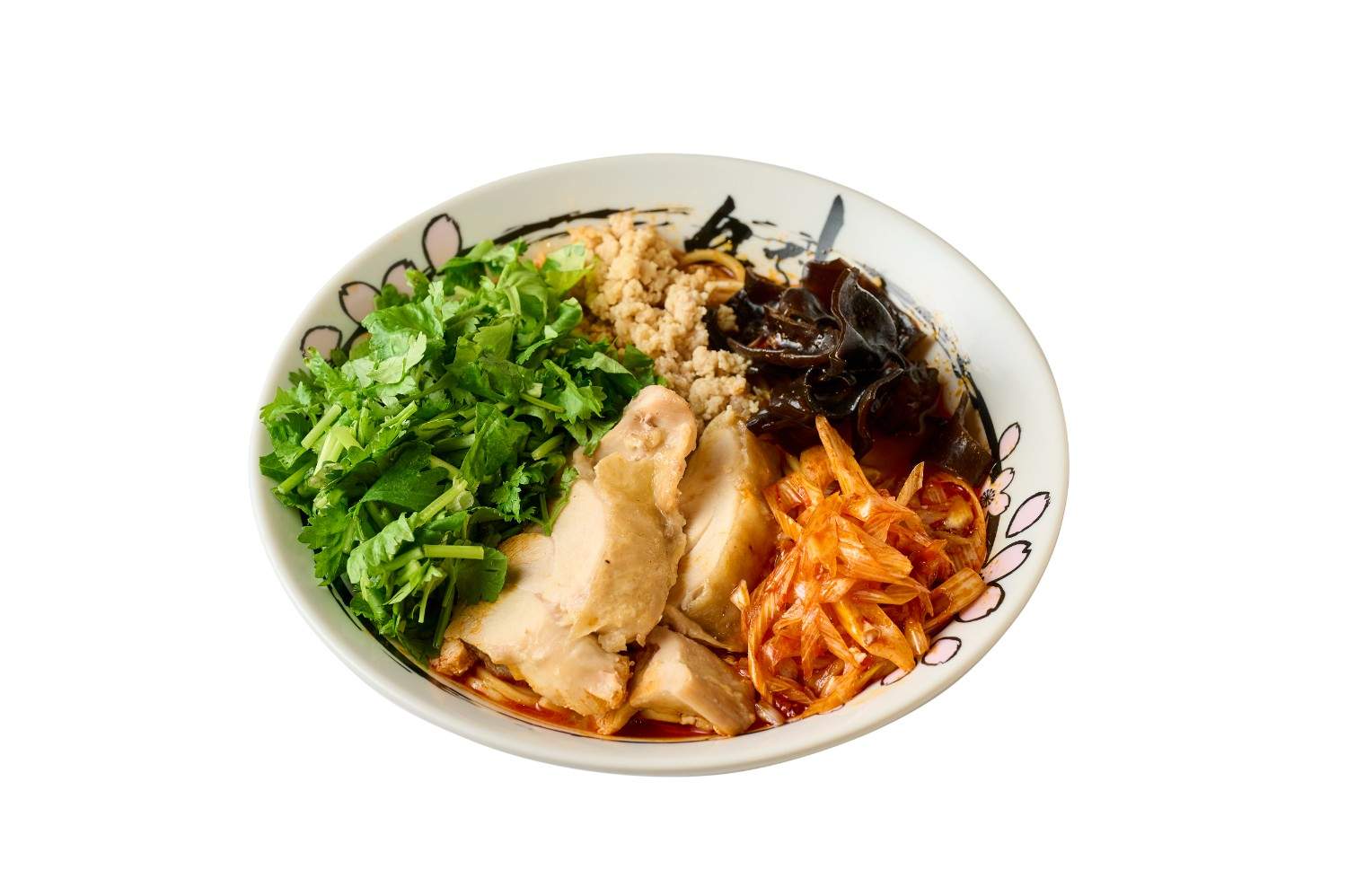 鶏赤湯パクチらーめん