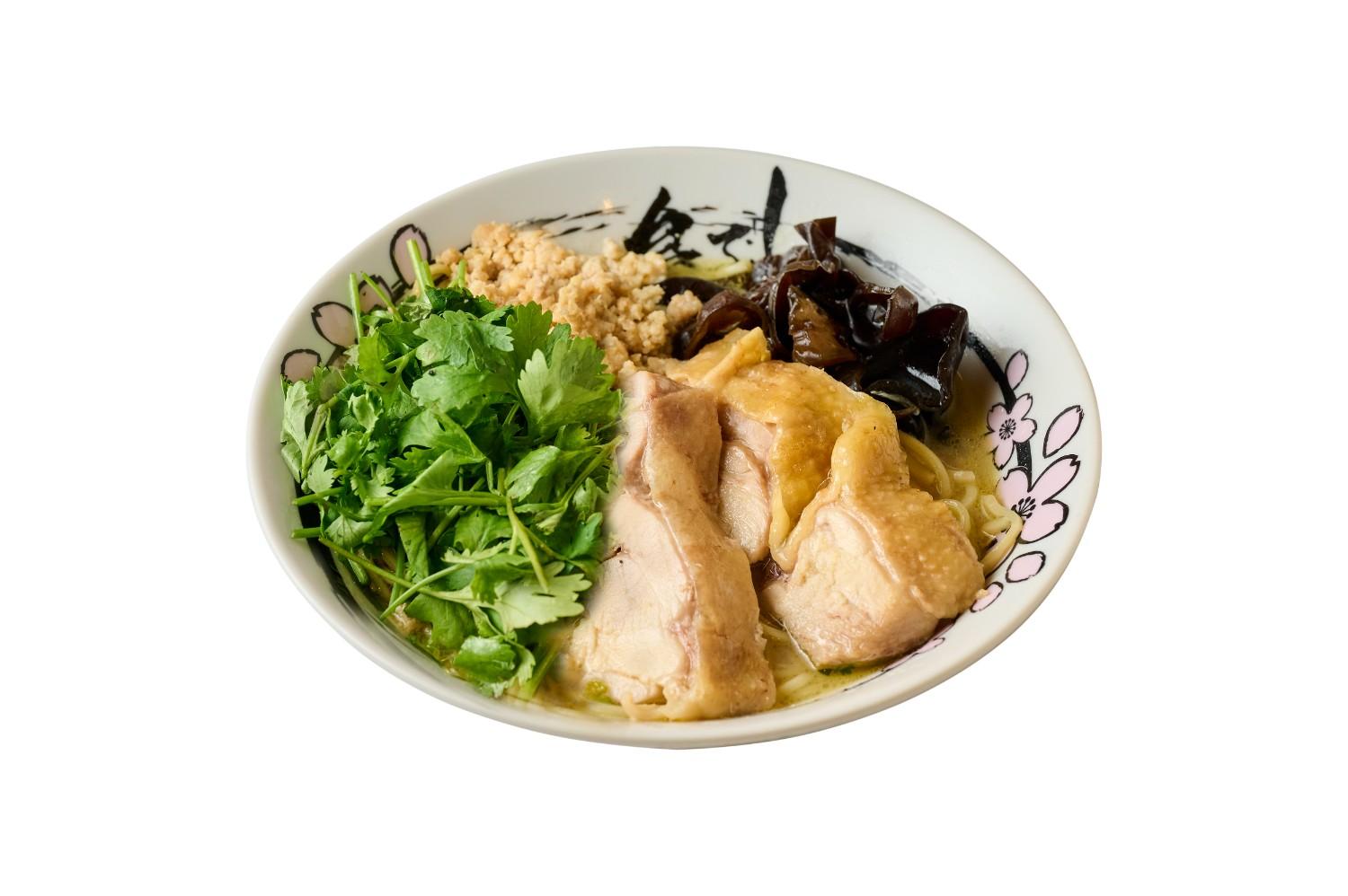 パクチー鳥白湯らーめん